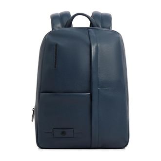 Piquadro Backpacks, male, Blue, Size: ONE SIZE Expandable laptop backpack 14