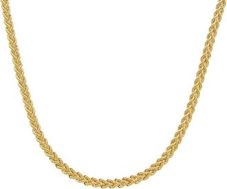 Italian Gold, Inc 10K Double Row Semi-Solid Rope Necklace