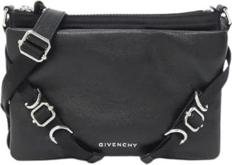 Givenchy Pre-owned Voyou Calf Shoulder Bag - Dames - Vintage Schoudertas - Zwart - ONE Size - Leer - Vintage