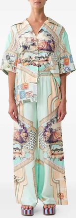 Camilla With Love From Türkiye broek - Groen