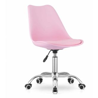 Private Label Sedia girevole Valora VIRO rosa, design ergonomico e regolabile