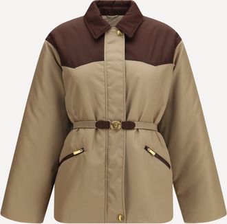 Versace Responsible Jacket in nylon twill Female 40