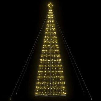 vidaXL &Aacute;rbol De Navidad Led 1534 Leds Blanco C&aacute;lido 500 Cm Vidaxl