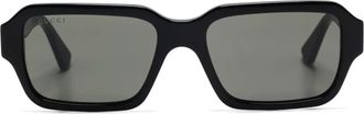 Gucci Occhiali da sole squadrati - Nero