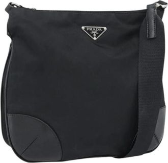 Prada Pre-owned Vintage Shoulder Bag - Dames - Vintage Schoudertas - Zwart - ONE Size - Leer - Vintage