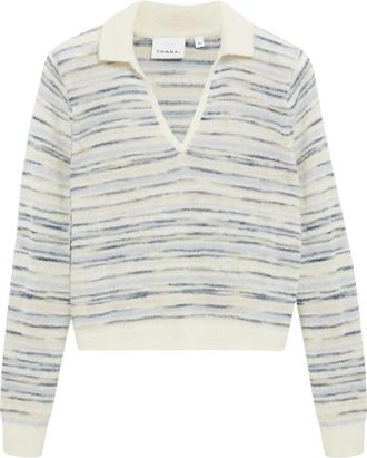 Comma V-neck Truien - Dames - V-hals truien - Wit - XS - Truien & Vesten