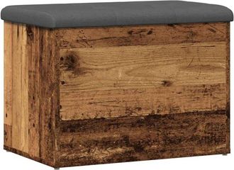 vidaXL Vidaxl - Storage Bench Old Wood 62x42x45 cm Engineered Wood