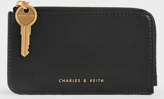 Charles & Keith Lane Key Zip-Around Wallet