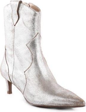 Seychelles Dallas Pointy Toe Western Sock Boot in Pewter at Nordstrom Rack, Size 7.5