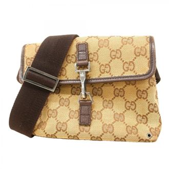 Gucci Brown Canvas Fanny Pack (Pre-Owned)