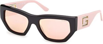 Guess GU00291 05U Womens Sunglasses Black Size 54