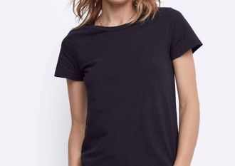 Mate the Label Womens Organic Cotton Classic Top In Black