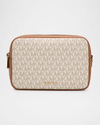 Michael Kors Bryant Medium Double Zip Camera Crossbody Bag
