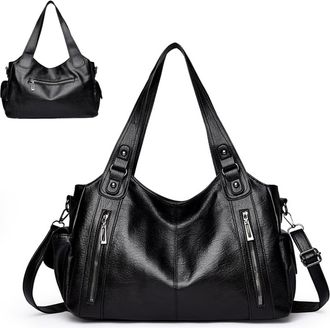 Generic Tote Bag,Retro Hobo Bag,Anti Theft Crossbody Bags,Fashionable City Sling Bags,Suitable For Both Work And Parties(Black)