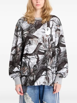 A Bathing Ape long-sleeve T-shirt - Bianco