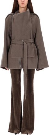 Rick Owens Scarf Flight Jacket-Donna