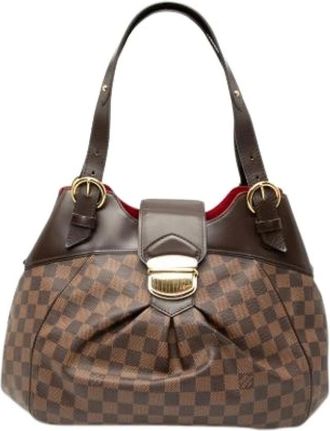 Louis Vuitton Pre-owned Shoulder Bags, female, Brown, Size: ONE SIZE Pre-owned Sistina GM