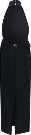 Khaite Womens Black Polyester Cocktail Dress