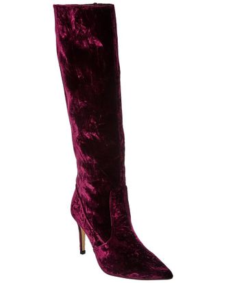 L'agence Lagence Lena Knee High Velvet Boot
