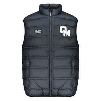 Emporio Armani Gilet trapuntato con logo - - Jackets - Uomo - Blu - M