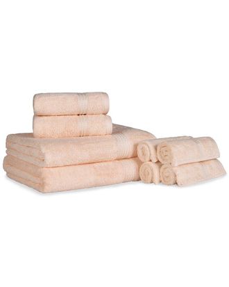 Superior Ultra Soft Assorted 8Pc Absorbent Egyptian Cotton Towel Set