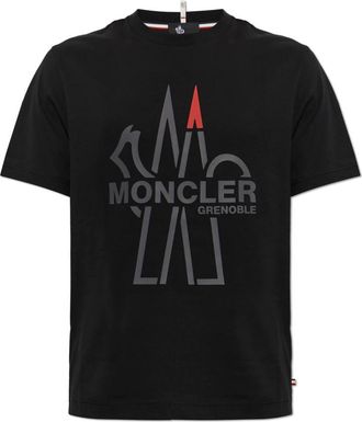 Moncler Apr&egrave;s-Ski T-shirt - Heren - T-shirts - Zwart - S - Katoen - Tops