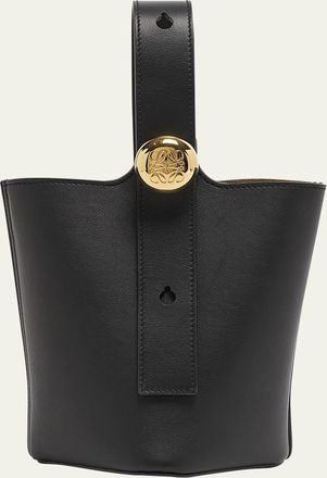 Loewe Mini Pebbled Leather Bucket Bag