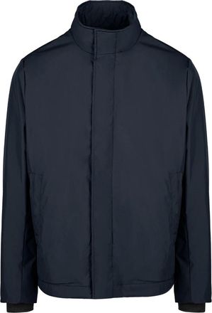 Bomboogie Jack met hoge hals - Heren - Jassen - Blauw - Maat: L Fleece