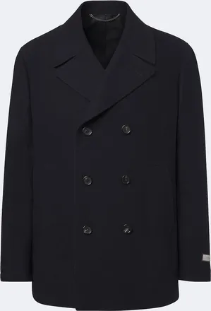 Canali Peacoat in lana