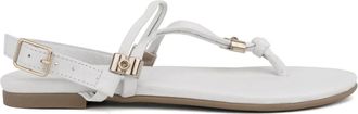 Sergio Moretti Schoenen, Dames, Wit, 39 EU, Leer, Casual Open Sandalen