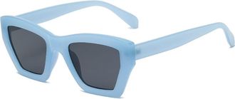Generic Womens Outdoor Commuter Sunglasses Vacation Mens Driving Sports Sun Glasses(Blue)