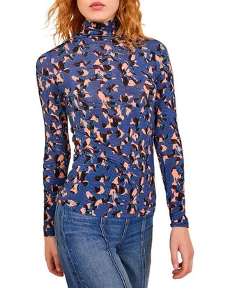 Ulla Johnson Aurelia Jersey Turtleneck Top