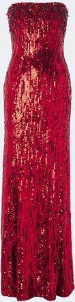 Jenny Packham Honesty embellished bustier gown