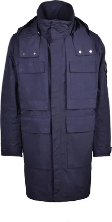 Add Garment Dyed Parka With Vintage Finish And Secure Fastening
