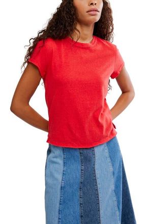 Free People Nova T-Shirt in High Risk Red at Nordstrom, Size X-Small
