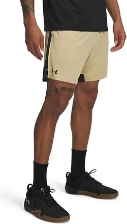 Under Armour 7 Tech Vent Shorts Mens Shorts Team Vegas Gold/Black/Black : MD 7, Polyester
