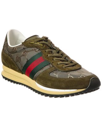 Gucci Re-Motion Gg Canvas & Suede Sneaker