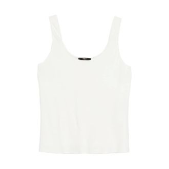 Seventy Sleeveless Tops, female, Beige, Size: XL Top
