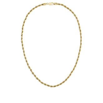 BOSS Gold-tone necklace with rope-style chain