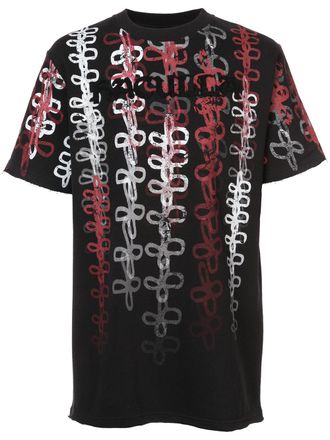 Haculla Field of Flowers T-shirt - Zwart