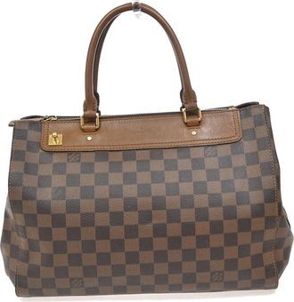 Louis Vuitton Greenwich Bag Damier Brown Canvas Bag (Pre-Owned)