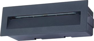 Lucande L&aacute;mpara De Pared Exterior loya En Negro Aluminio - Lucande