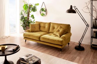 Trends by HG 2-Sitzer »Samir« mit Strasssteinen und goldfarben Applikationen