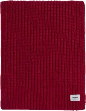 Pepe Jeans London Winter Scarves, female, Red, Size: ONE SIZE Elegant Timeless Scarf