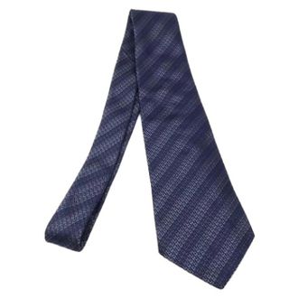 Louis Vuitton Pre-owned Cravat - Heren - Pre-owned - Blauw - Maat: ONE Size Zijde