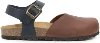 Celtic & Co. Closed Toe Sandal in Cognac/navy at Nordstrom, Size 12