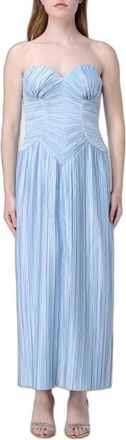 Cult Gaia Ashika Bustier Jurk - Dames - Jurken - Blauw - Maat: XS Zijde