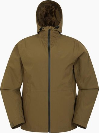 Mountain Warehouse Mens Mountain Warehouse Mens Covert Waterproof Jacket - Green - Size: 38/Regular