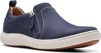 Clarks Nalle Lilac Nubuck Loafer