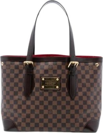 Louis Vuitton Pre-owned Tote Bags, female, Brown, Size: ONE SIZE Pre-owned The Hampstead MM